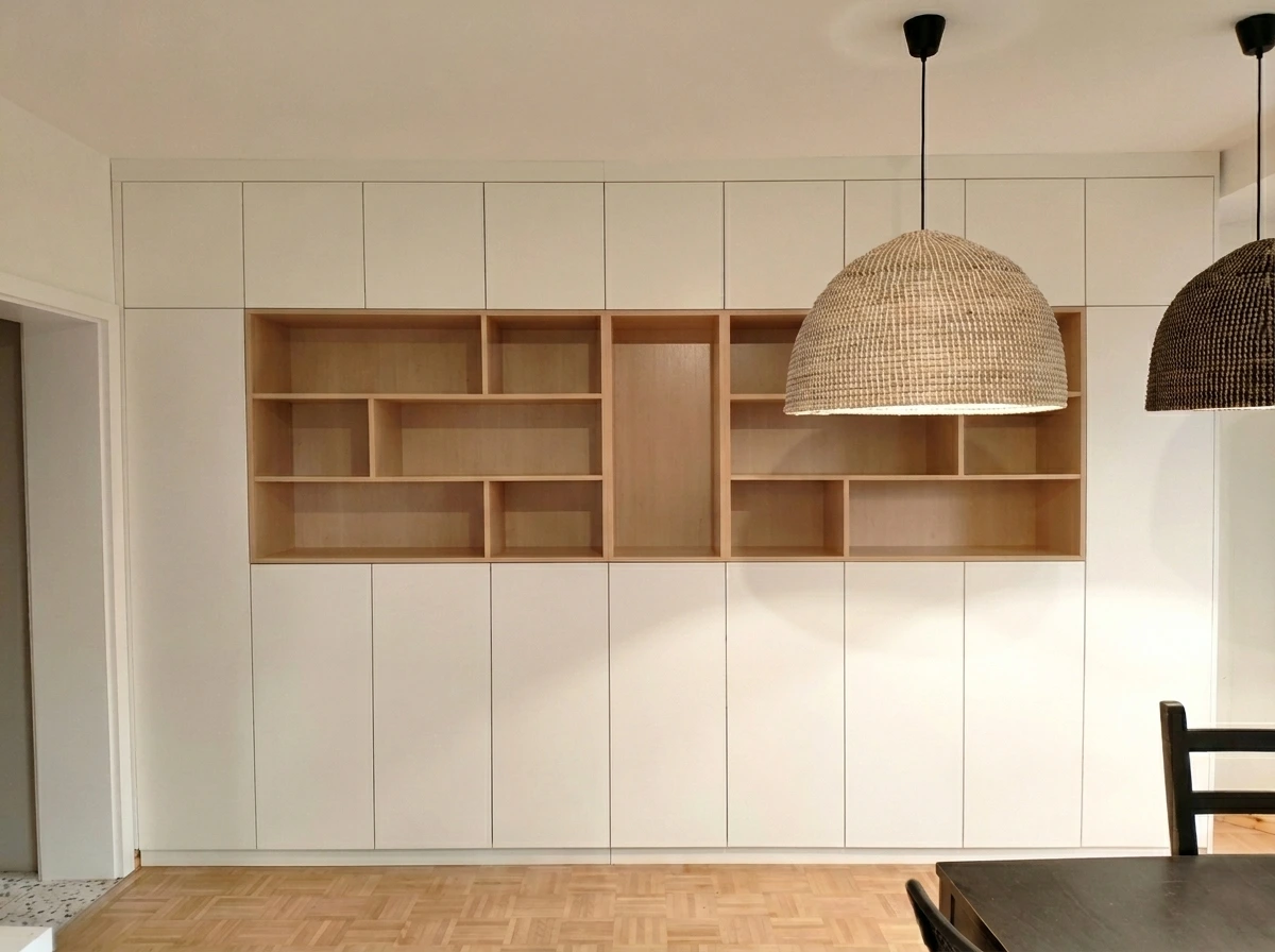 Regał z biblioteczką