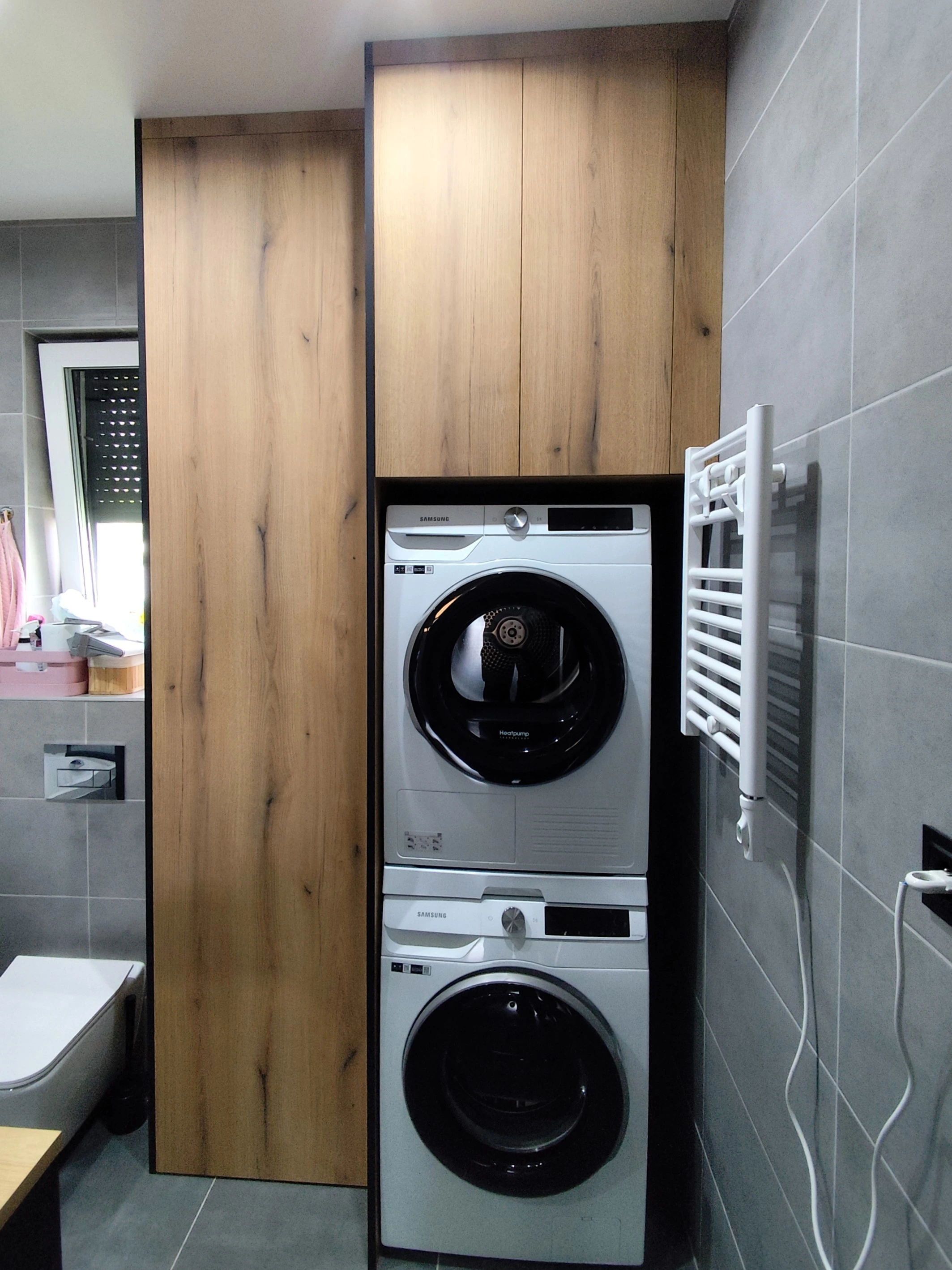 Zabudowa pralki z suszarką
